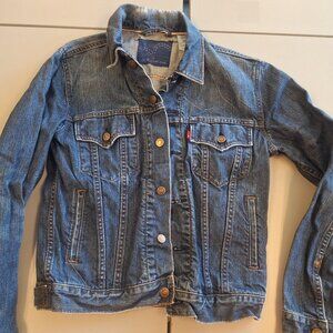 Y2K Levis Red Tag Trucker Jacket Men's Size Medium Slim Trucker